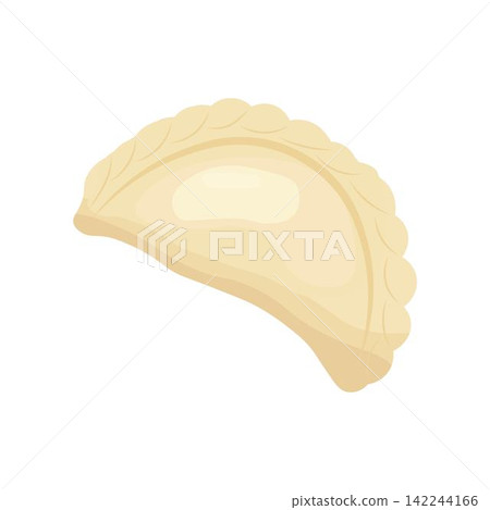 Dumplin dish of ukrainian cuisine isolated on white background Dumplin dish of ukrainian cuisine isolated on white background 142244166