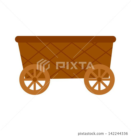 Wooden cart for harvest Wooden cart for harvest 142244336