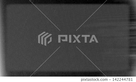 Abstract monochrome background with diagonal halftone lines and distressed frame Abstract monochrome background with diagonal halftone lines and distressed frame 142244781