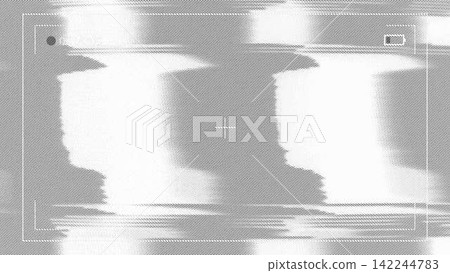 Digital camera viewfinder overlay with battery indicator and focus point 142244783