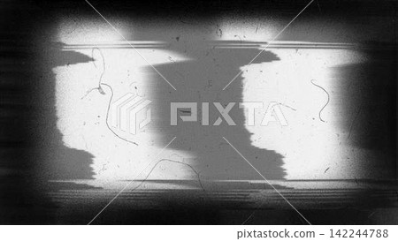 Distressed vintage film texture with old screen noise and heavy grain Distressed vintage film texture with old screen noise and heavy grain 142244788