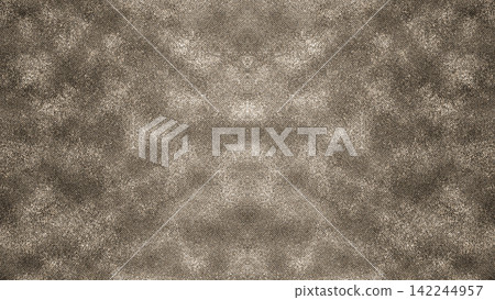 Brown distressed denim canvas texture with diagonal weave and symmetric faded spots, concept of abstract retro background Brown distressed denim canvas texture with diagonal weave and symmetric faded spots, concept of abstract retro background 142244957