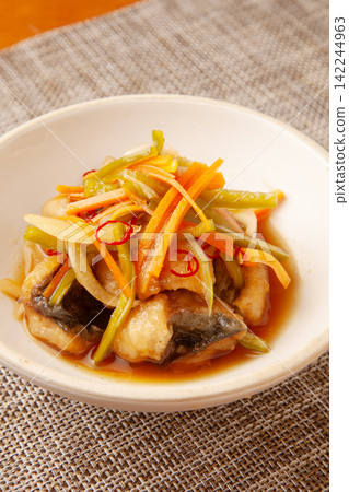 Nanban pickled mackerel Nanban pickled mackerel 142244963