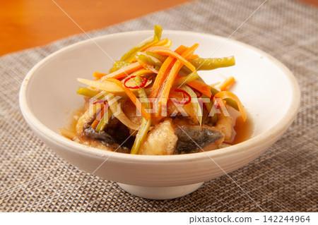 Nanban pickled mackerel Nanban pickled mackerel 142244964