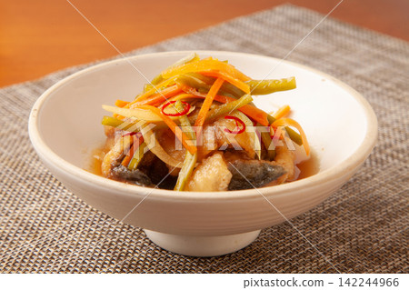 Nanban pickled mackerel Nanban pickled mackerel 142244966