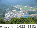 View of Ozu city from Fujiyama Park, Ozu City, Ehime Prefecture. 142246562