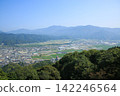 View of Ozu city from Fujiyama Park, Ozu City, Ehime Prefecture. 142246564