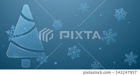 Glossy glassmorphism Christmas design. Glossy glassmorphism Christmas design. 142247957