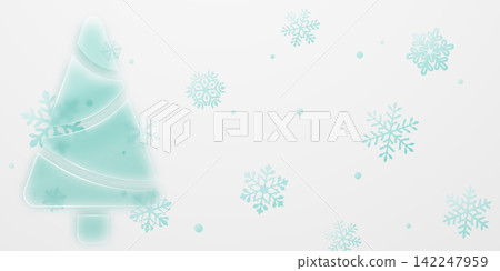 Glossy glassmorphism Christmas design. Glossy glassmorphism Christmas design. 142247959