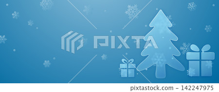 Glassmorphism Christmas illustration. Glassmorphism Christmas illustration. 142247975