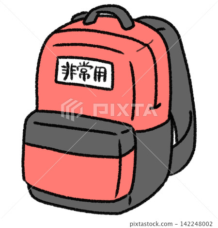 簡潔可愛的災難應急背包插圖 簡潔可愛的災難應急背包插圖 142248002