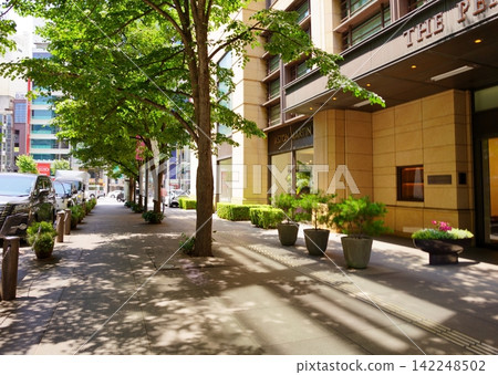 In front of the hotel In front of the hotel 142248502