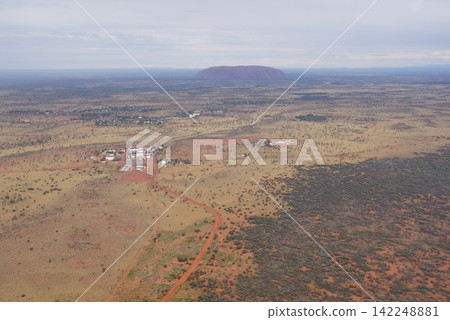 Uluru-Kata Tjuta National Park as seen from a Cessna aircraft, Australia 142248881
