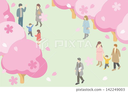 Spring, cherry blossoms, cherry blossom viewing, people, family, children, landscape, isometric, illustration, banner, frame, background, material Spring, cherry blossoms, cherry blossom viewing, people, family, children, landscape, isometric, illustration, banner, frame, background, material 142249003