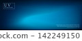 UV gradient. Blue mesh banner. Abstract fluid blur for web or app background. Vector illustration 142249150