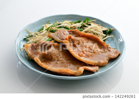 Miso-marinated pork sauté Miso-marinated pork sauté 142249261
