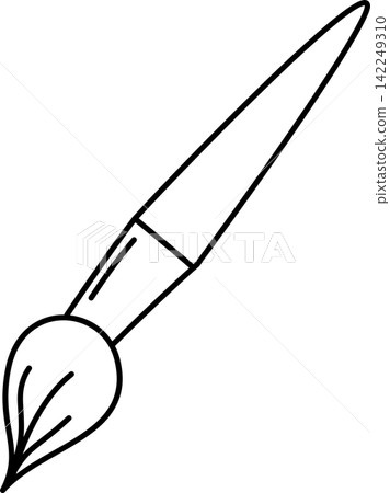 paint brush outline icon art paint brush outline icon art 142249310