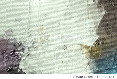 Minimalist White Impasto Texture Detail Minimalist White Impasto Texture Detail 142249484