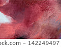 Vibrant Magenta Oil Texture Study 142249497