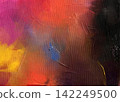 Vivid Multicolor Abstract Oil Texture 142249500