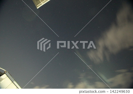 三大流星雨之一的英仙座流星雨;左側中間有一顆流星。 三大流星雨之一的英仙座流星雨;左側中間有一顆流星。 142249630