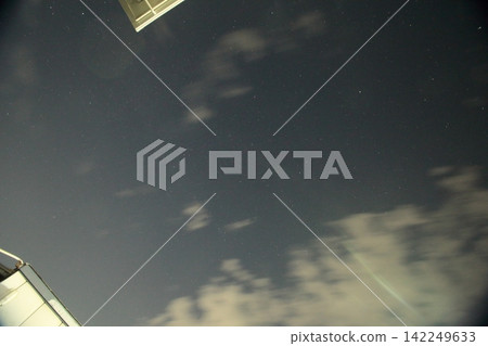 三大流星雨之一,英仙座流星雨(左側的流星)。 三大流星雨之一,英仙座流星雨(左側的流星)。 142249633