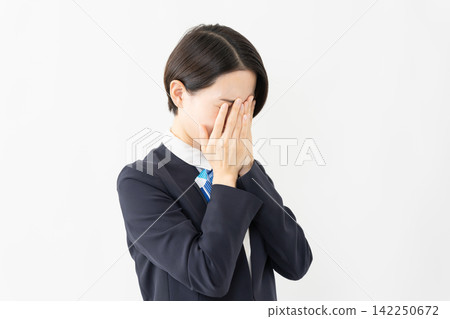 Female receptionist in uniform - Job image Female receptionist in uniform - Job image 142250672