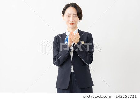 Female receptionist in uniform - Job image 142250721