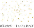 A set of sparkling, hand-drawn illustrations of stars. 142251093
