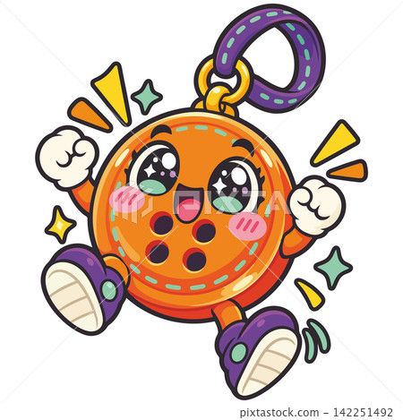 Cute Halloween monsters emoticon  142251492