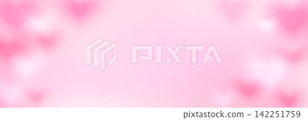 Blurry Y2k pink heart background. Dreamy defocused hearts wallpaper. Sweet romantic bokeh flares backdrop for Valentines day, wedding, birthday decor. Vector soft pinkish feminine focus lights bg Blurry Y2k pink heart background. Dreamy defocused hearts wallpaper. Sweet romantic bokeh flares backdrop for Valentines day, wedding, birthday decor. Vector soft pinkish feminine focus lights bg 142251759