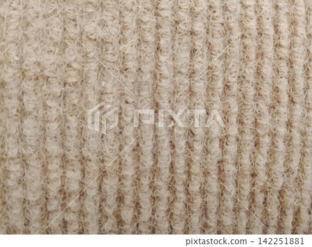 Beige Knitted Fabric Texture Background Beige Knitted Fabric Texture Background 142251881