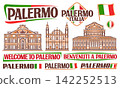Vector set for Palermo 142252513