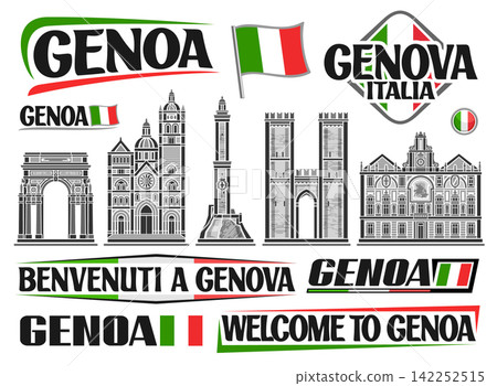 Vector set for Genoa Vector set for Genoa 142252515