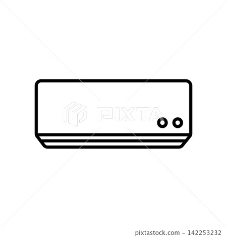 Simple air conditioner icon Simple air conditioner icon 142253232