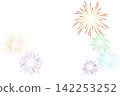 [Transparent Background] Colorful fireworks exploding in the summer night sky 142253252