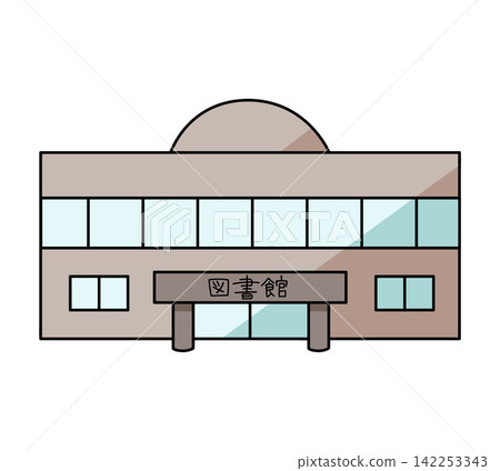 Simple library illustration Simple library illustration 142253343