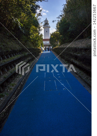 步行前往房總半島的白色燈塔-野島崎燈塔,白濱町 步行前往房總半島的白色燈塔-野島崎燈塔,白濱町 142253667