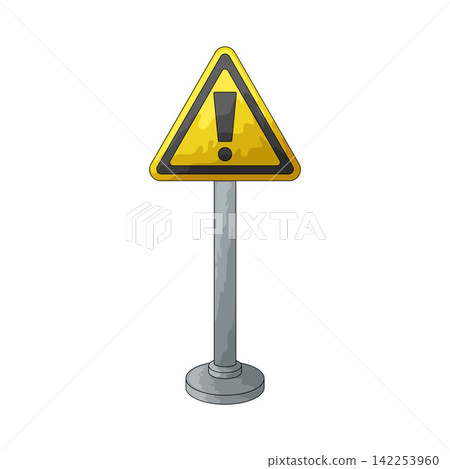 Illustration of Warning Sign Illustration of Warning Sign 142253960