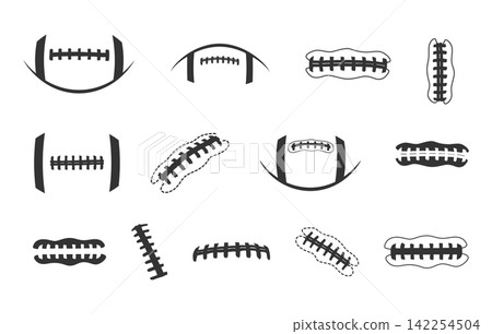 Football laces svg bundle, Football laces silhouettes, Football stitches svg, Rugby ball laces silhouette, Football seams svg, Football laces vector, American football lace svg -V04. Football laces svg bundle, Football laces silhouettes, Football stitches svg, Rugby ball laces silhouette, Football seams svg, Football laces vector, American football lace svg -V04. 142254504