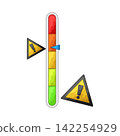 Illustration of Risk Level 142254929