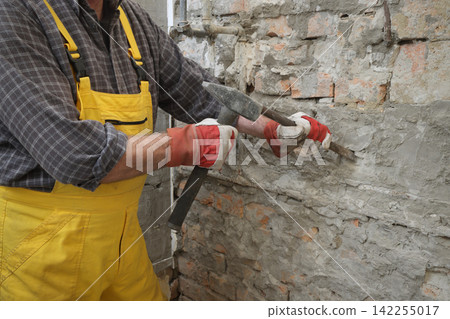 Home renovation, tile and mortar demolish Home renovation, tile and mortar demolish 142255017