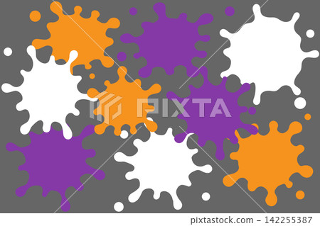 Halloween Colorful Splatter Background Material (Gray) Halloween Colorful Splatter Background Material (Gray) 142255387