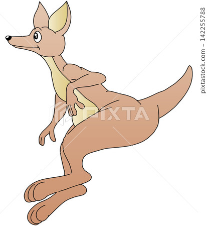 Hand-drawn animal illustration ☆ Kangaroo Hand-drawn animal illustration ☆ Kangaroo 142255788