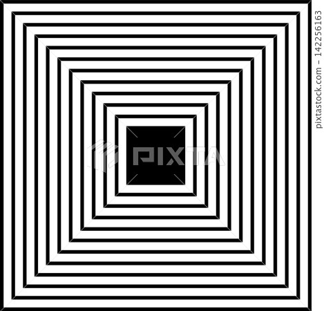 Square shape dynamic blend. Futuristic technology element 142256163