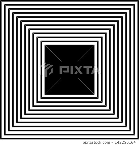 Square shape dynamic blend. Futuristic technology element 142256164