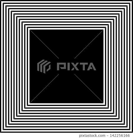 Square shape dynamic blend. Futuristic technology element Square shape dynamic blend. Futuristic technology element 142256166