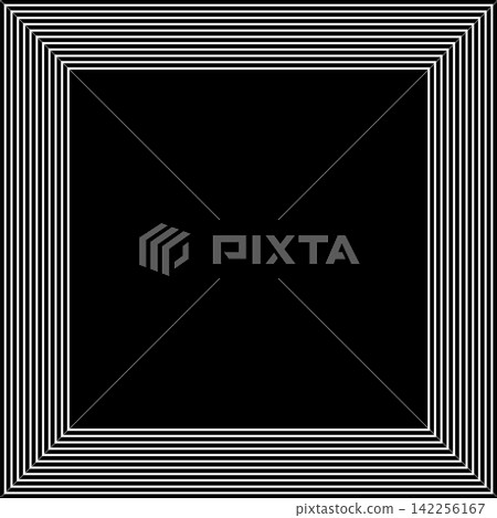 Square shape dynamic blend. Futuristic technology element 142256167