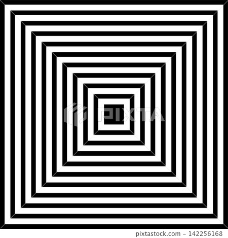 Square shape dynamic blend. Futuristic technology element Square shape dynamic blend. Futuristic technology element 142256168