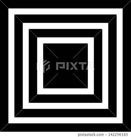 Square shape dynamic blend. Futuristic technology element Square shape dynamic blend. Futuristic technology element 142256183